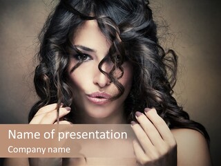 Luxury Model Elegant PowerPoint Template