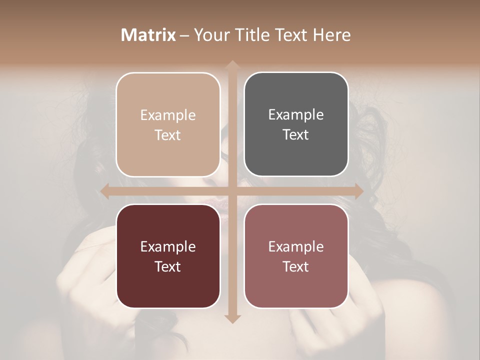 Luxury Model Elegant PowerPoint Template