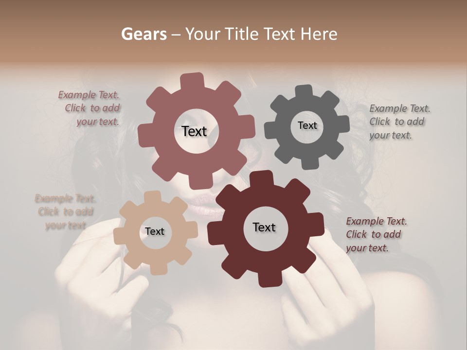 Luxury Model Elegant PowerPoint Template