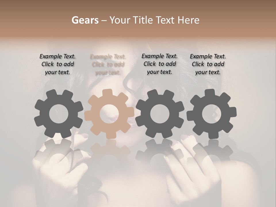 Luxury Model Elegant PowerPoint Template