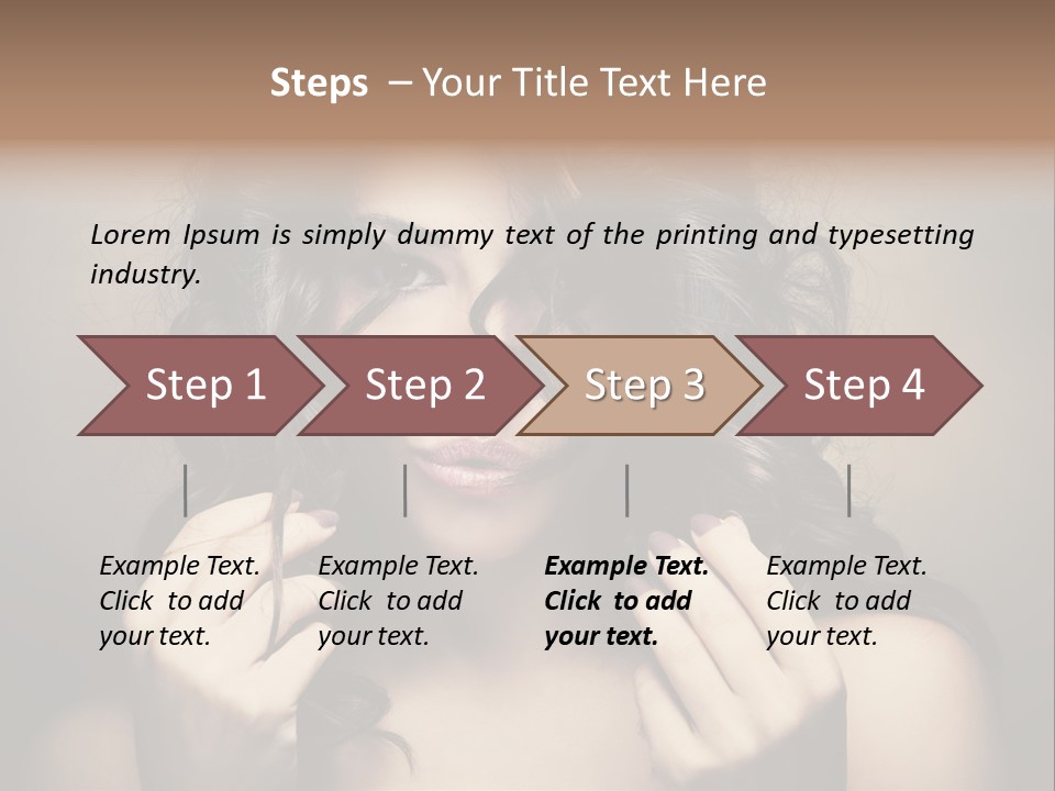 Luxury Model Elegant PowerPoint Template