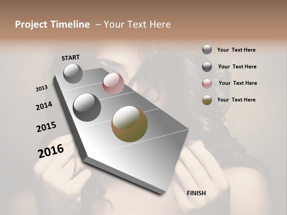 Luxury Model Elegant PowerPoint Template