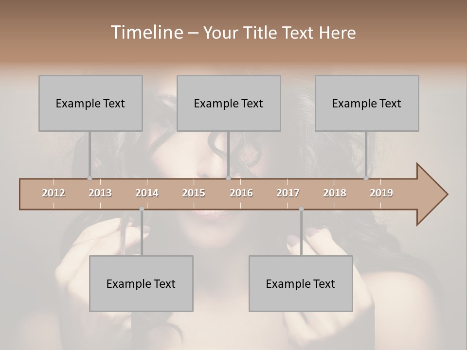 Luxury Model Elegant PowerPoint Template