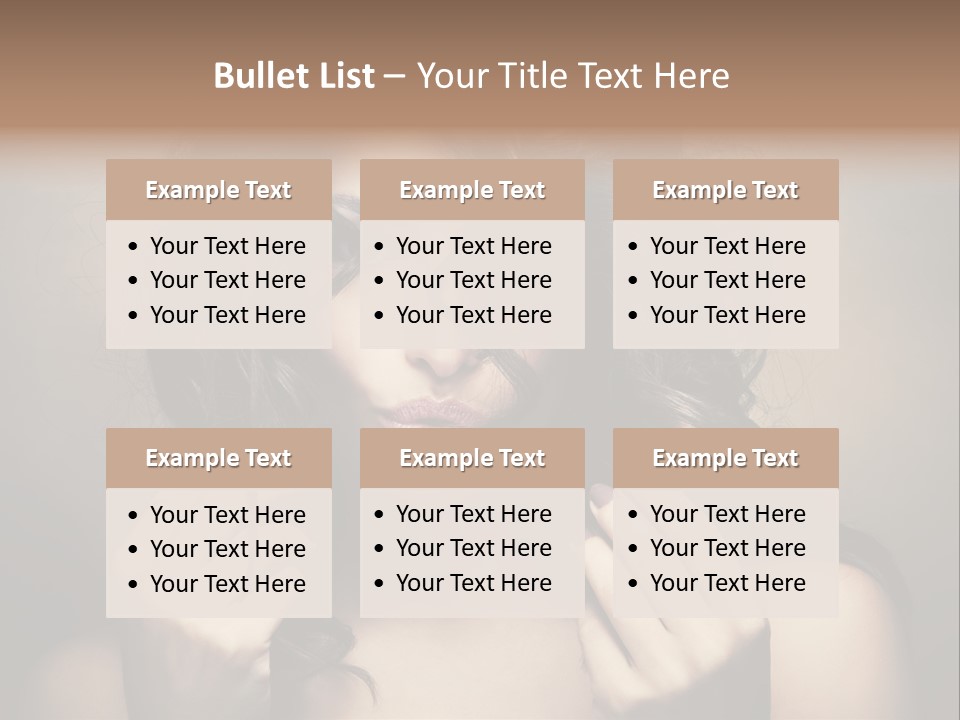 Luxury Model Elegant PowerPoint Template
