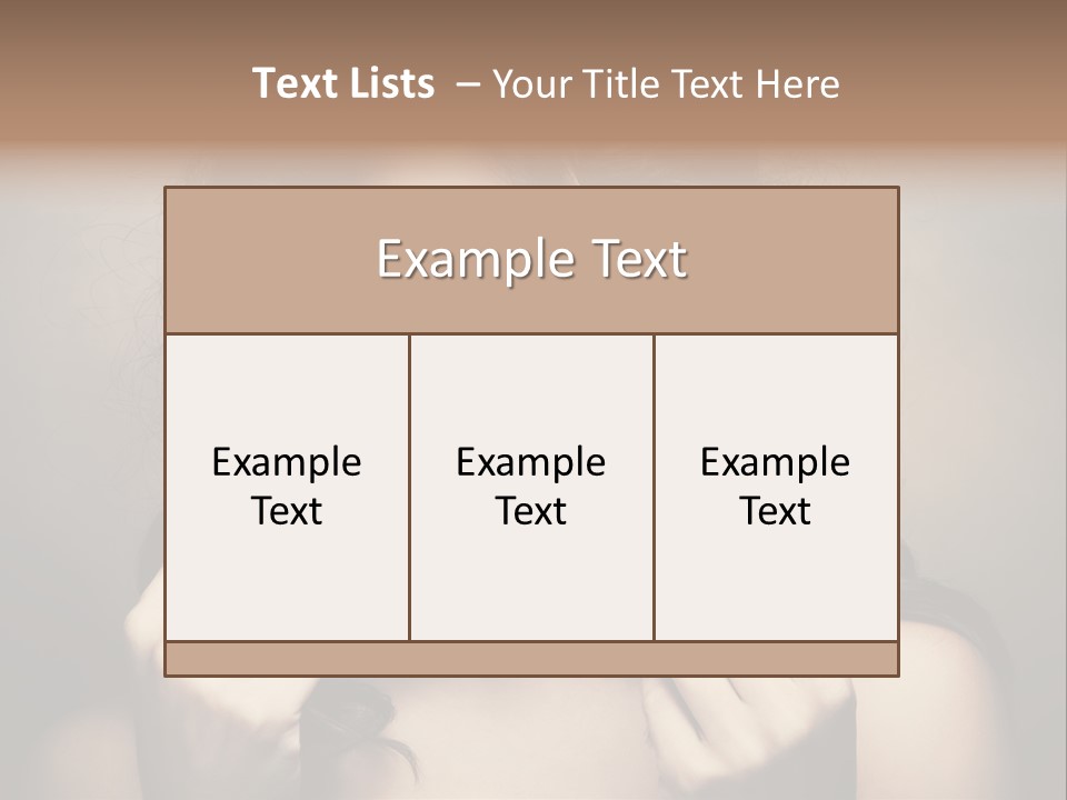 Luxury Model Elegant PowerPoint Template