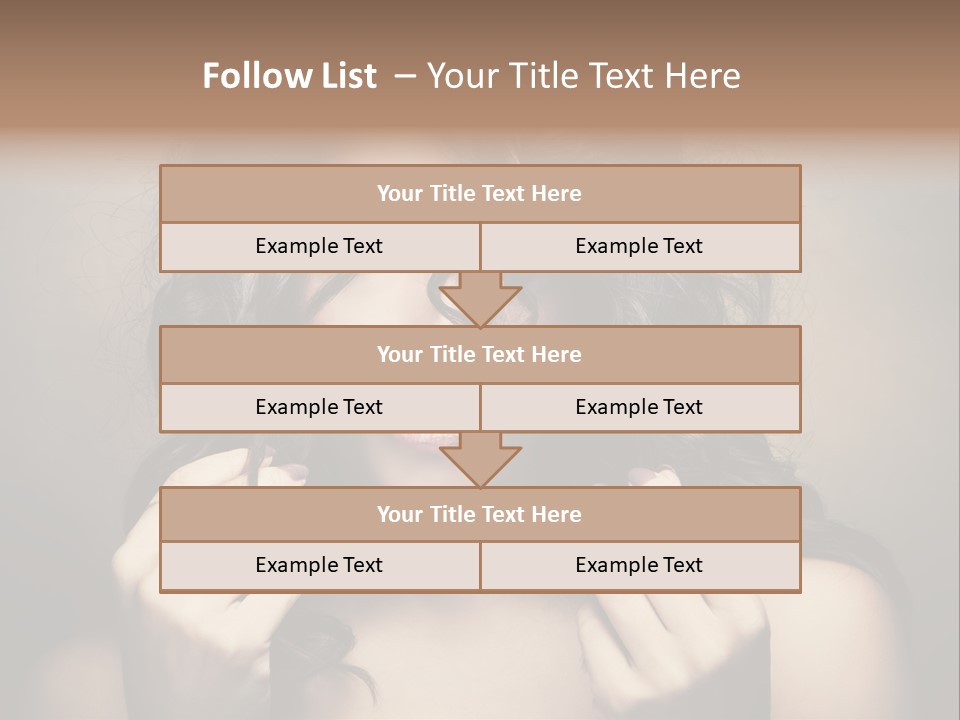 Luxury Model Elegant PowerPoint Template