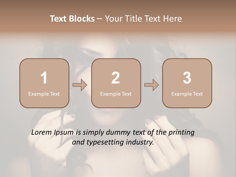 Luxury Model Elegant PowerPoint Template