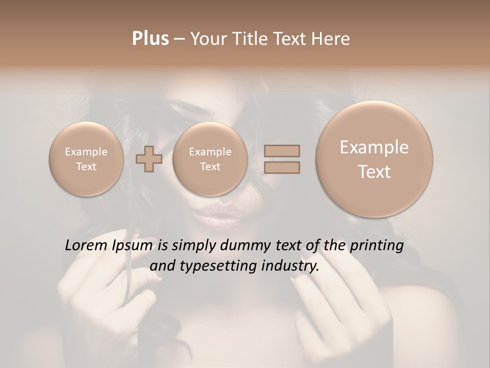 Luxury Model Elegant PowerPoint Template