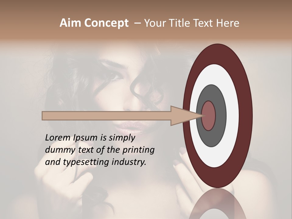 Luxury Model Elegant PowerPoint Template