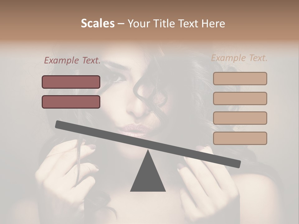 Luxury Model Elegant PowerPoint Template