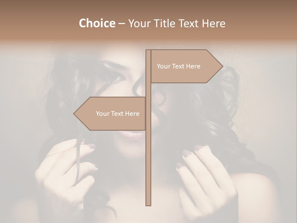 Luxury Model Elegant PowerPoint Template