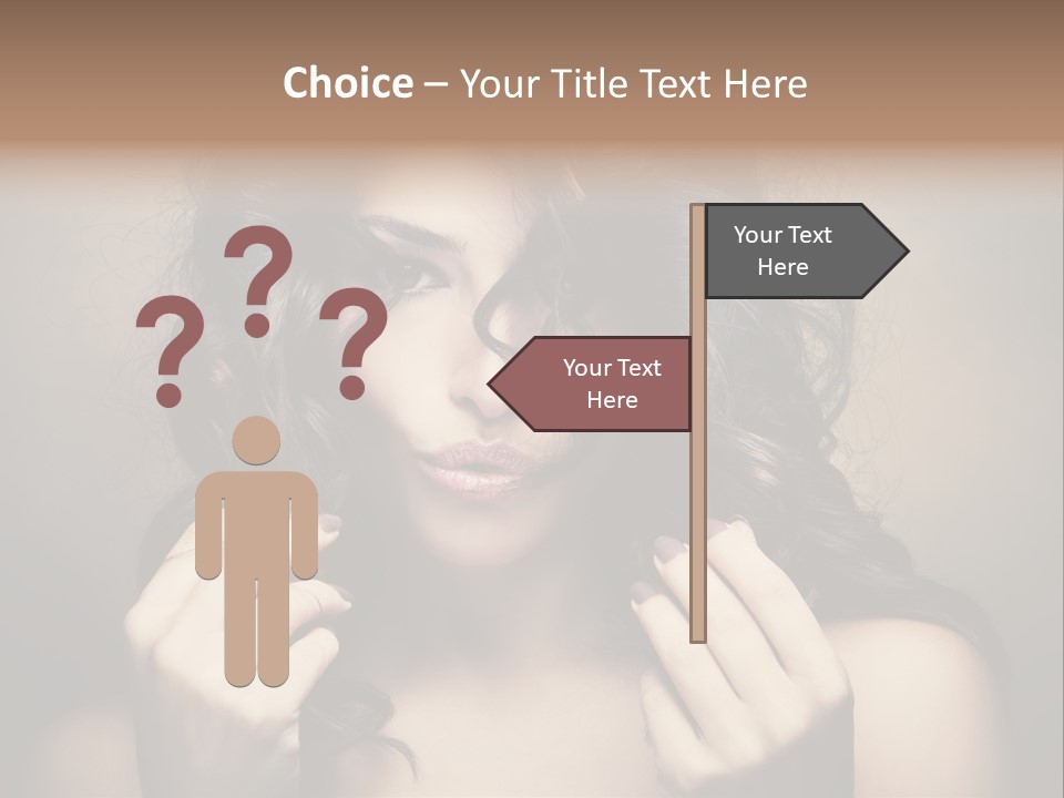 Luxury Model Elegant PowerPoint Template