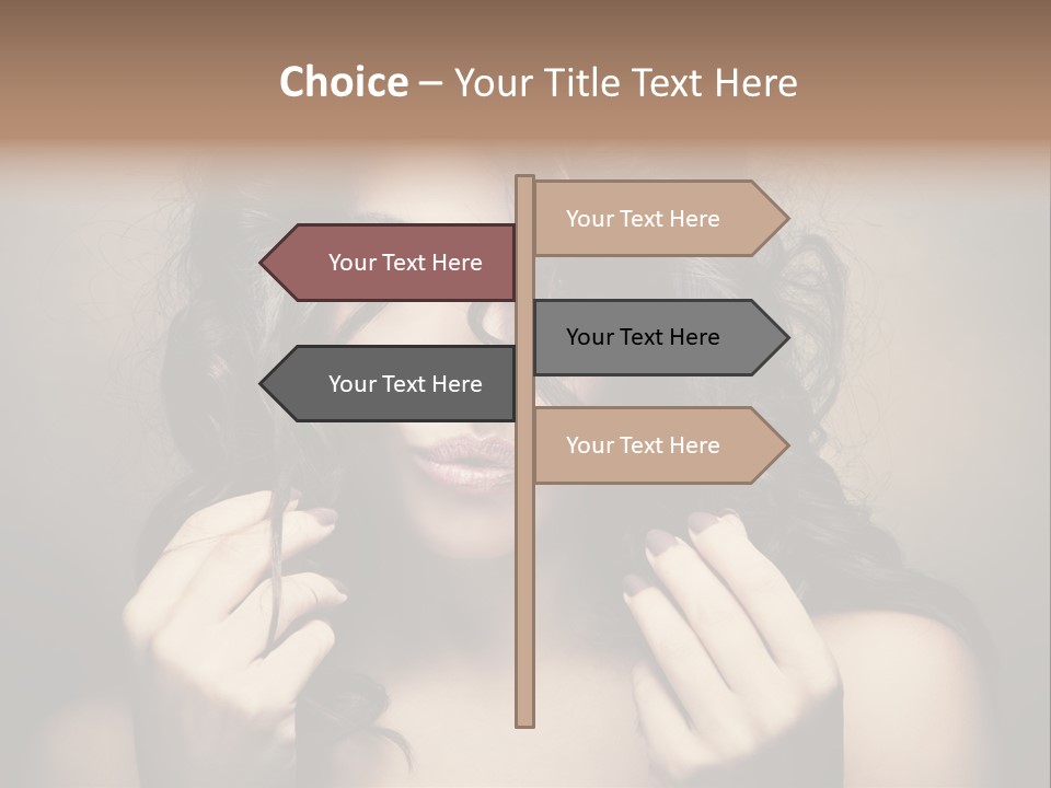 Luxury Model Elegant PowerPoint Template