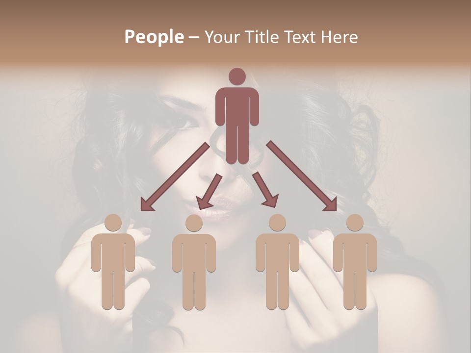 Luxury Model Elegant PowerPoint Template