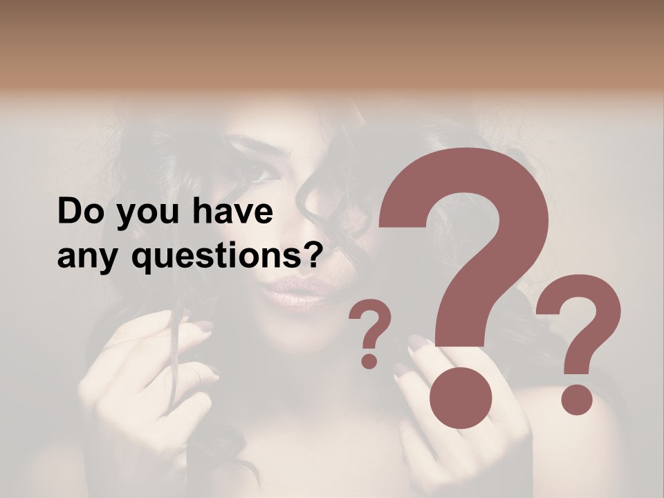 Luxury Model Elegant PowerPoint Template