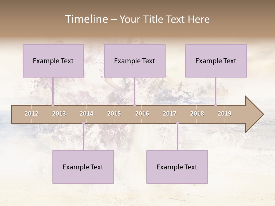 Sea Girl Flower PowerPoint Template