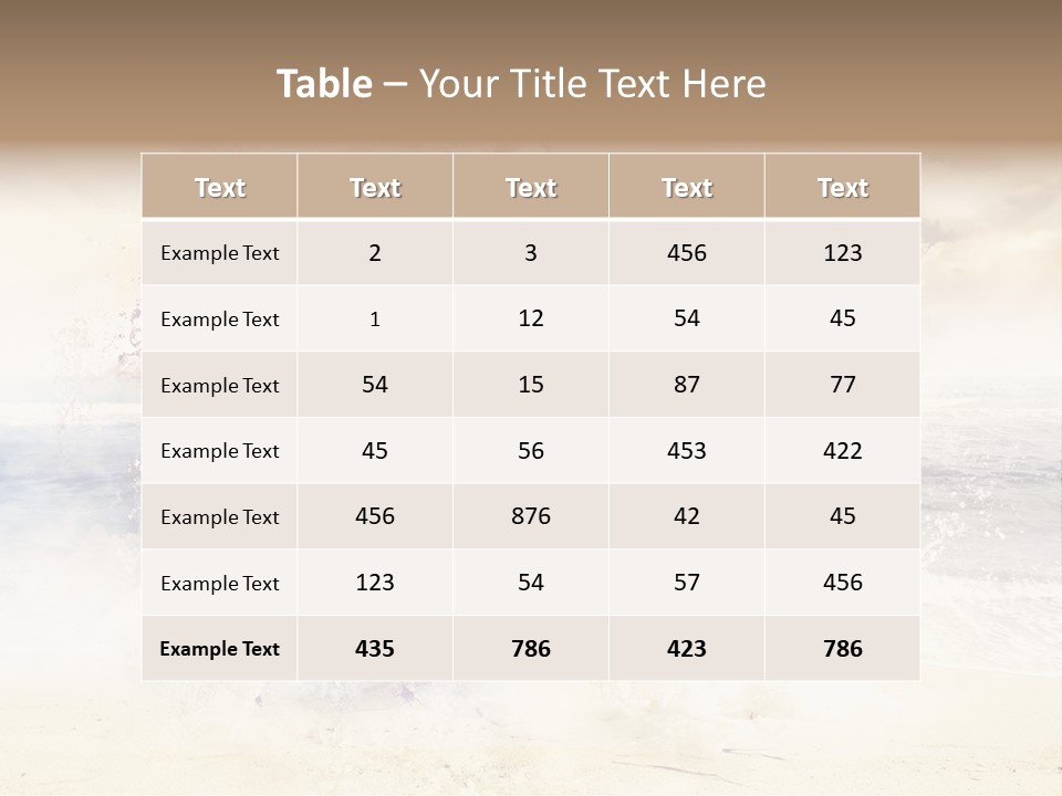 Sea Girl Flower PowerPoint Template