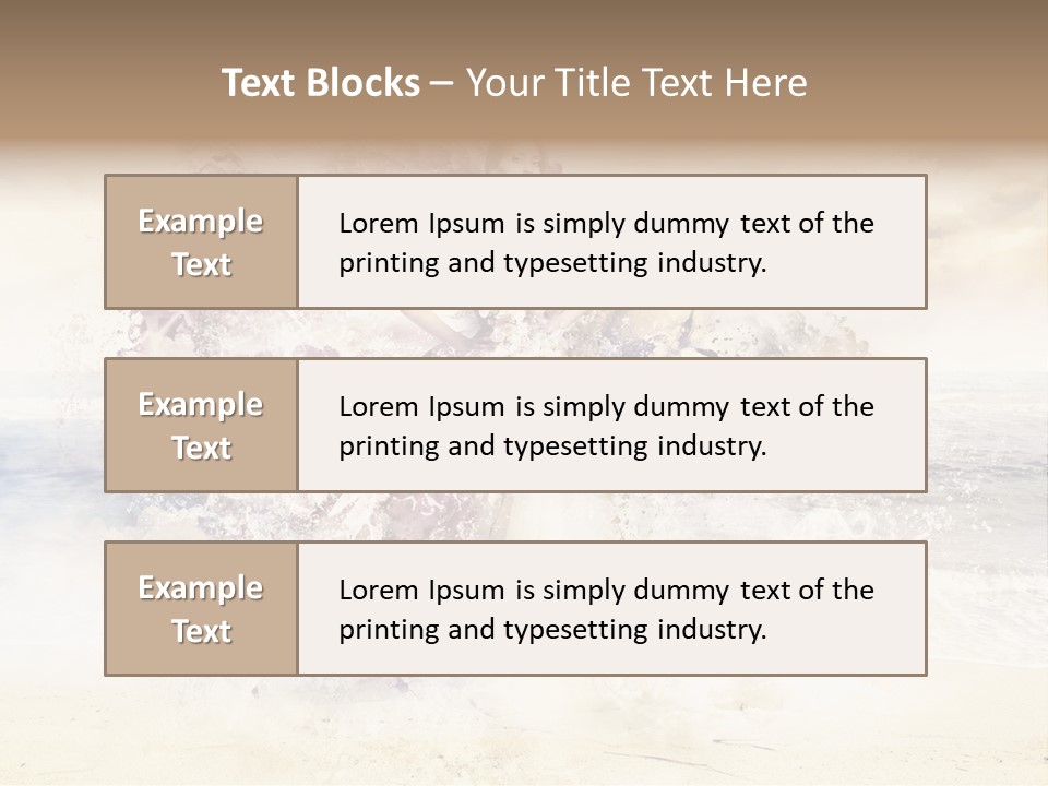 Sea Girl Flower PowerPoint Template