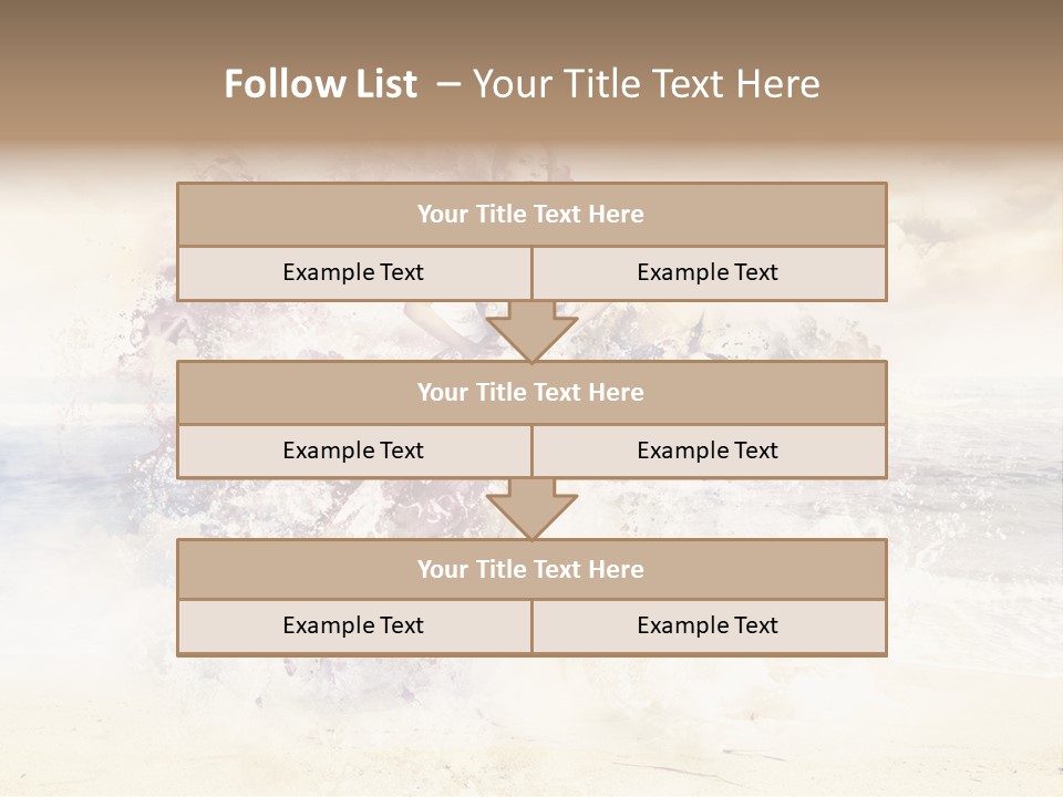 Sea Girl Flower PowerPoint Template