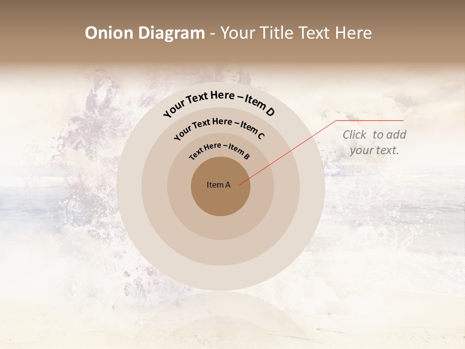 Sea Girl Flower PowerPoint Template