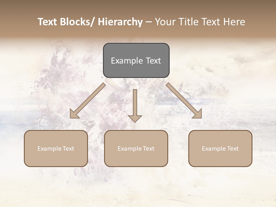 Sea Girl Flower PowerPoint Template