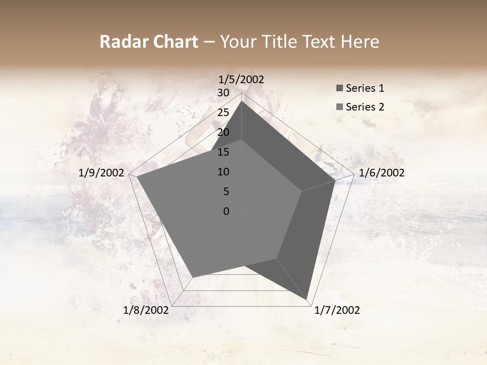 Sea Girl Flower PowerPoint Template