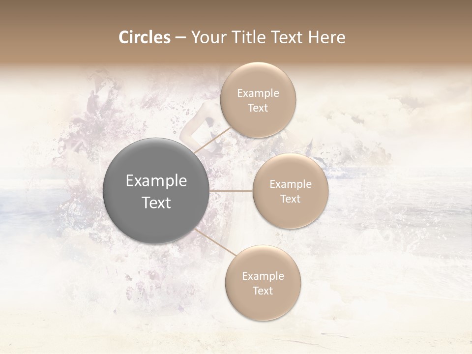 Sea Girl Flower PowerPoint Template