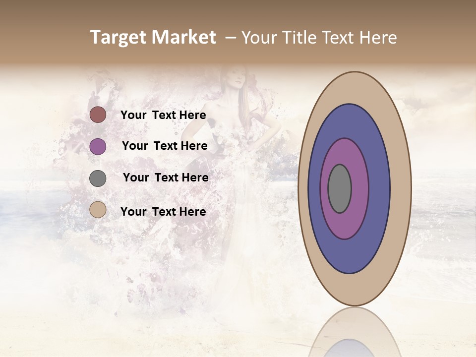 Sea Girl Flower PowerPoint Template