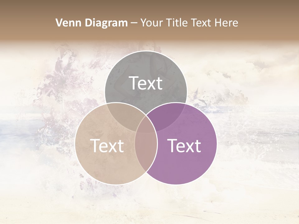 Sea Girl Flower PowerPoint Template