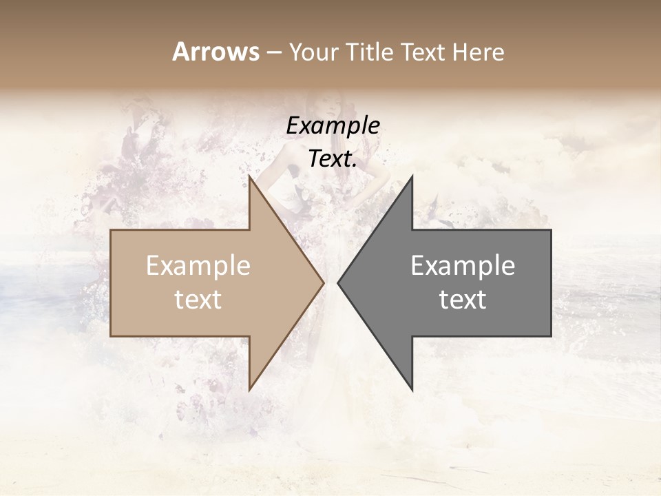 Sea Girl Flower PowerPoint Template