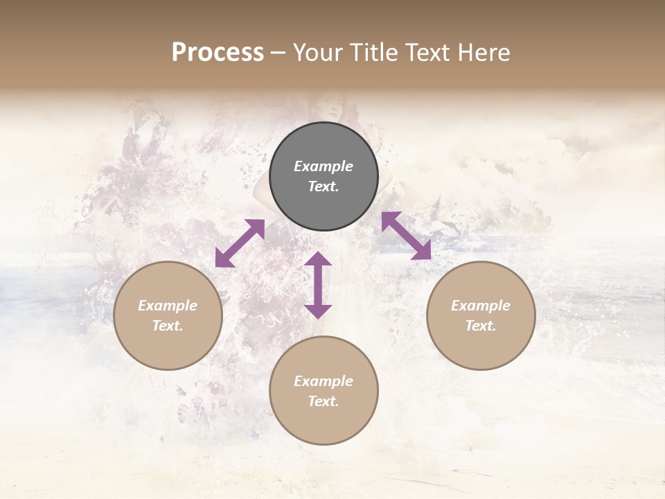 Sea Girl Flower PowerPoint Template