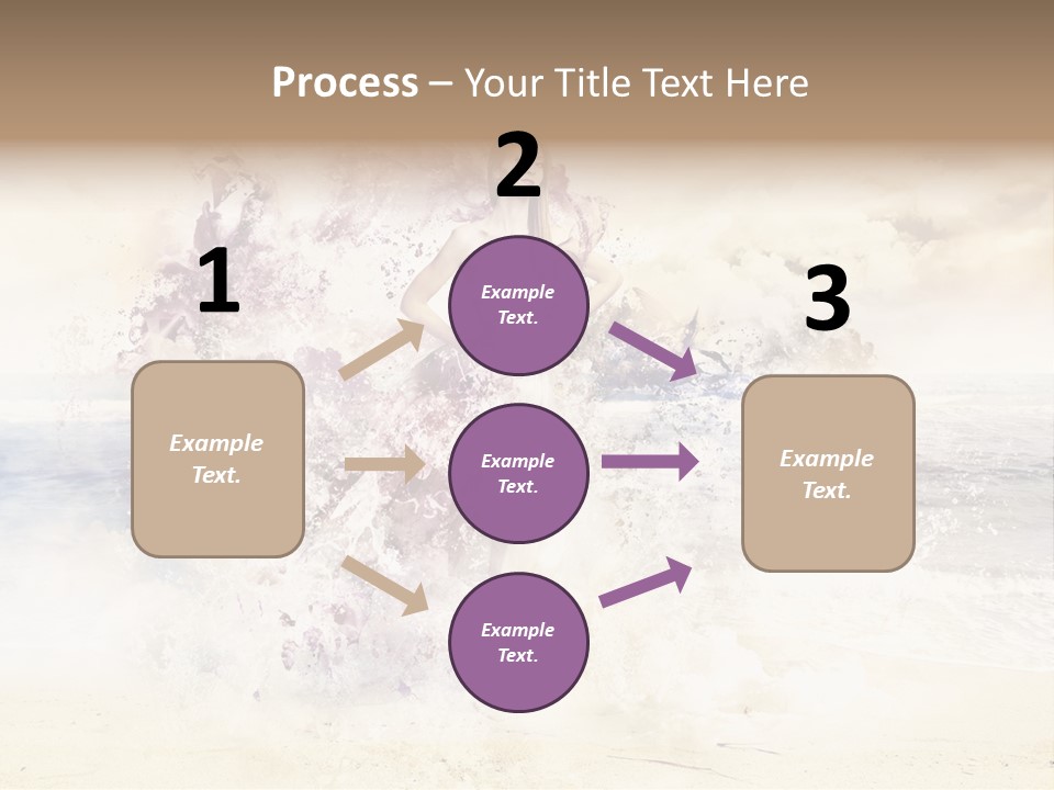 Sea Girl Flower PowerPoint Template