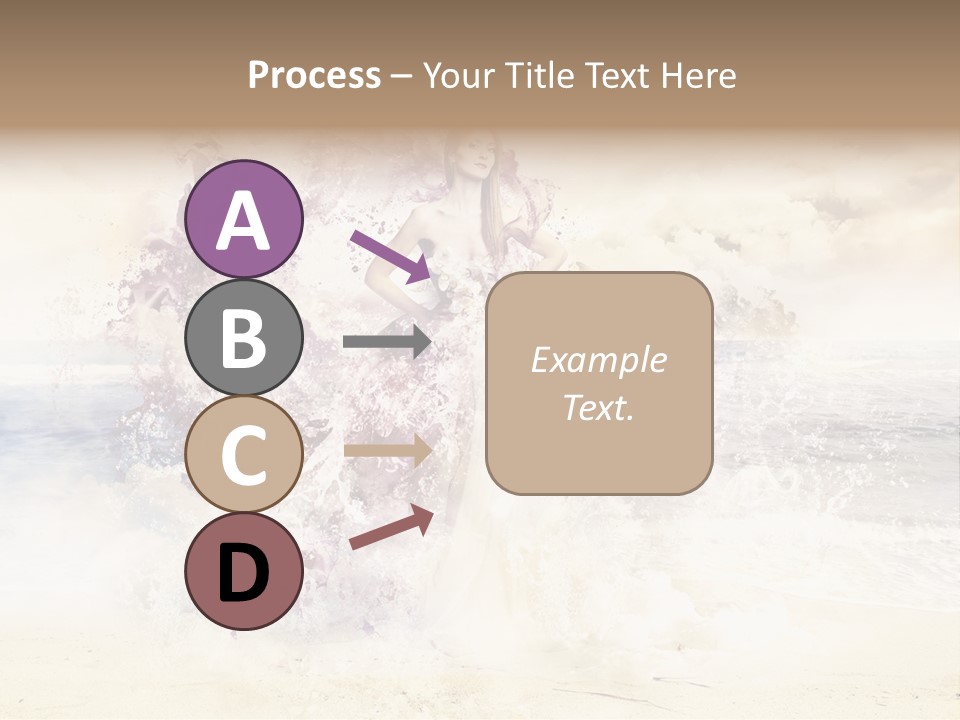 Sea Girl Flower PowerPoint Template