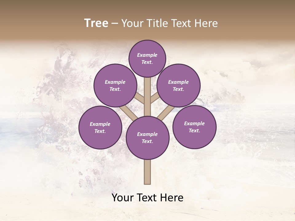 Sea Girl Flower PowerPoint Template