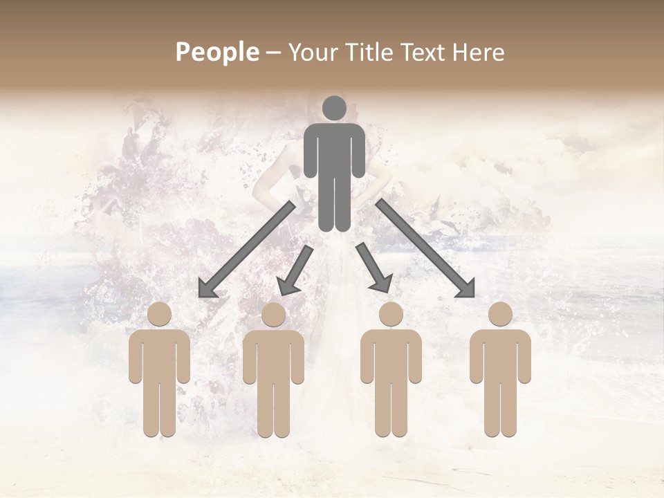 Sea Girl Flower PowerPoint Template