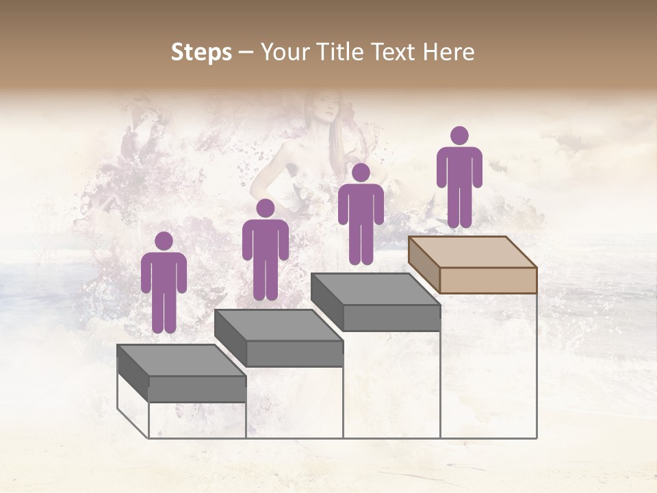 Sea Girl Flower PowerPoint Template