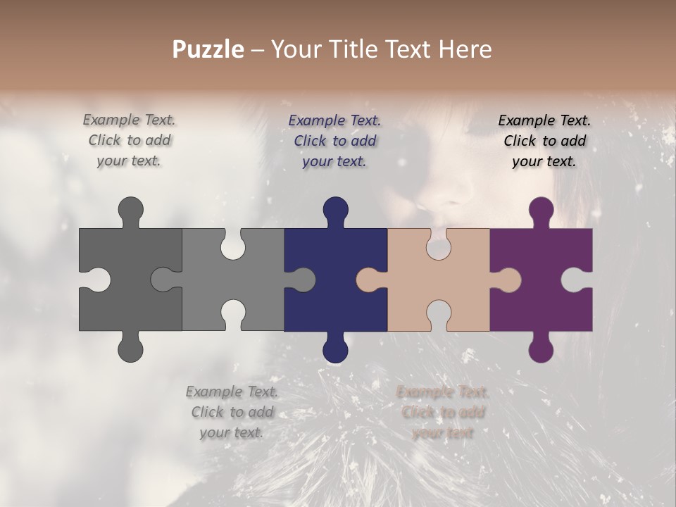 Fresh Seasonal Visage PowerPoint Template