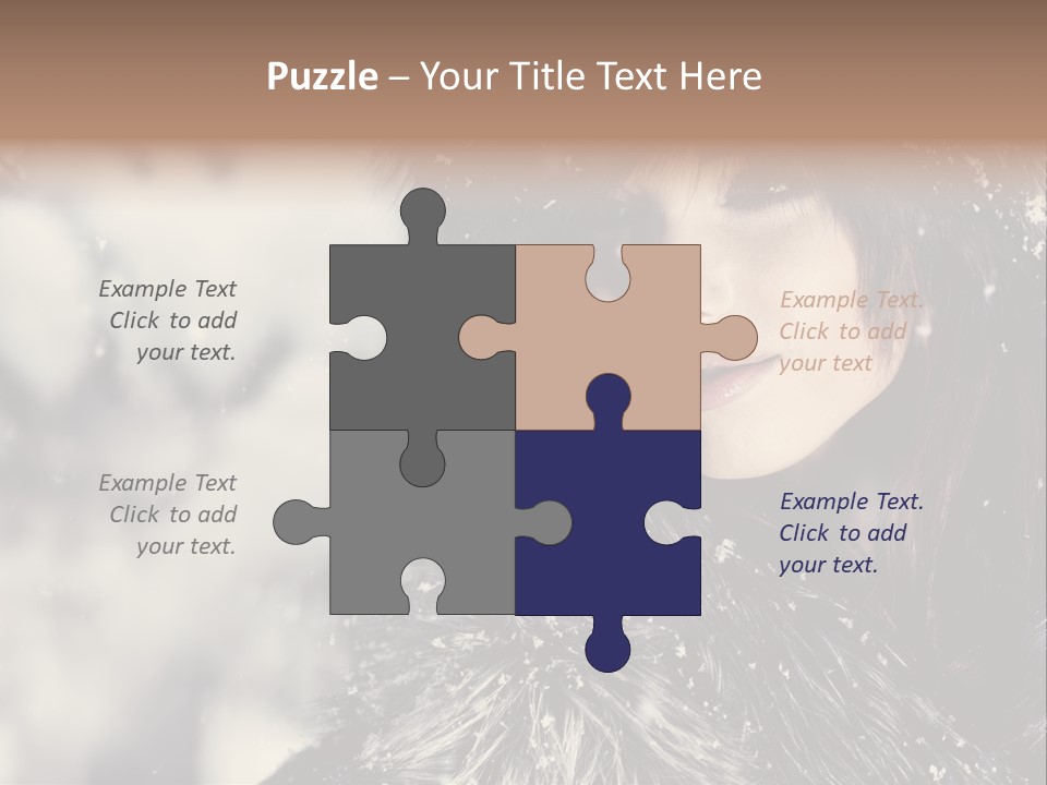 Fresh Seasonal Visage PowerPoint Template