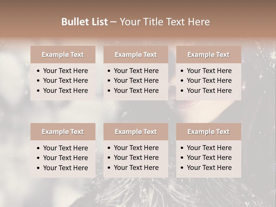 Fresh Seasonal Visage PowerPoint Template