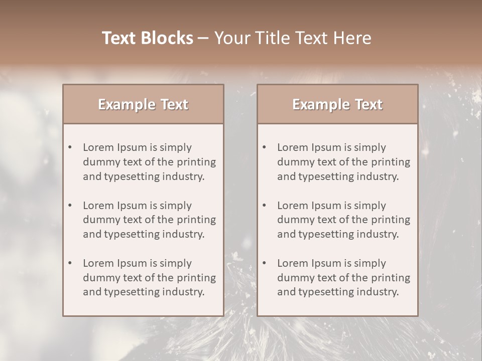 Fresh Seasonal Visage PowerPoint Template