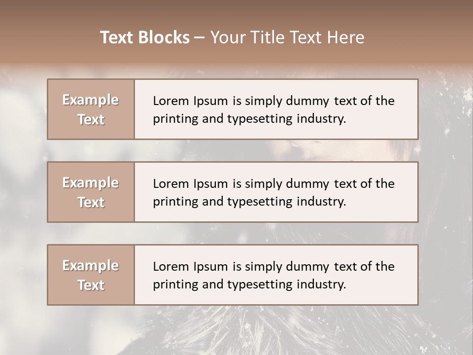 Fresh Seasonal Visage PowerPoint Template
