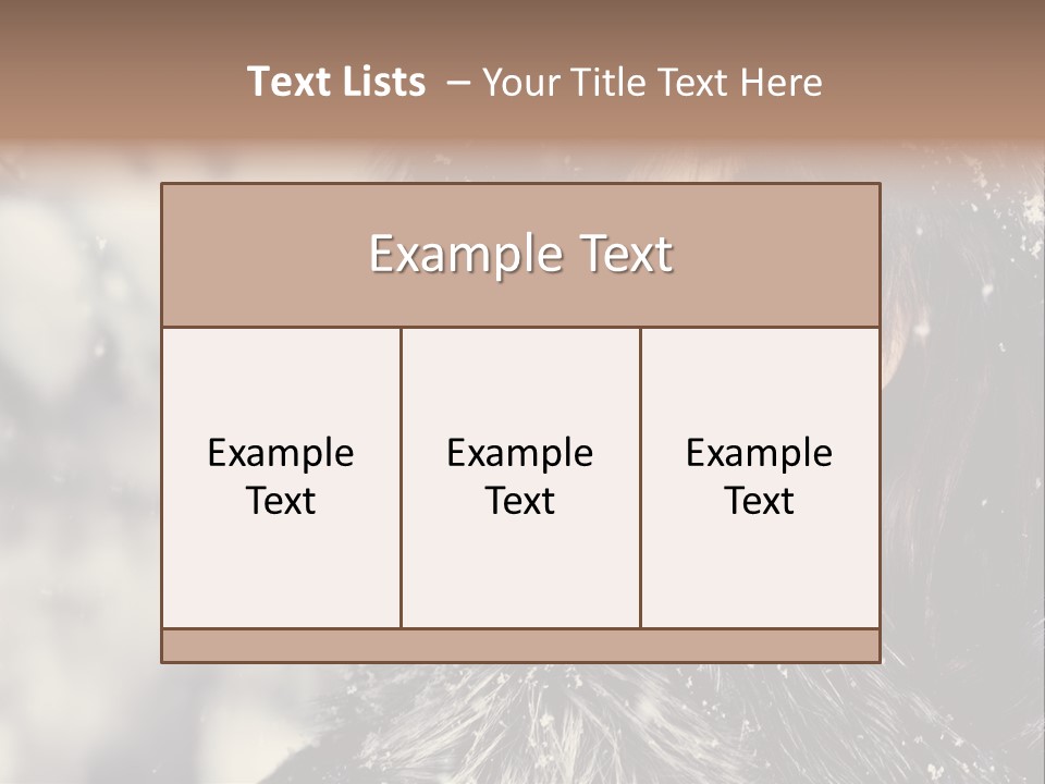 Fresh Seasonal Visage PowerPoint Template