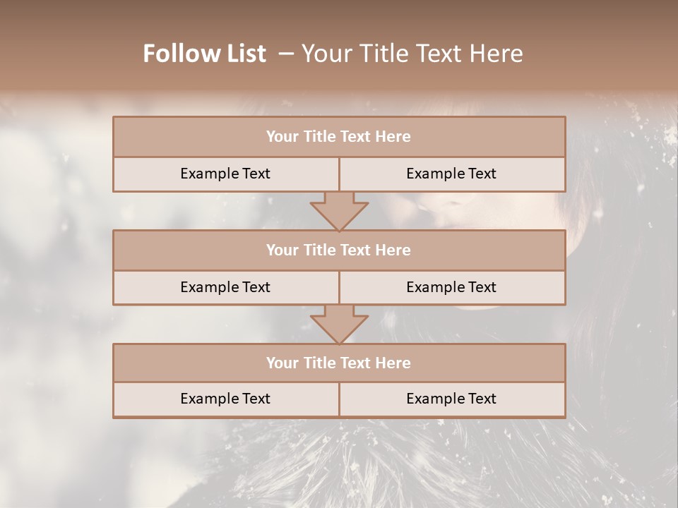 Fresh Seasonal Visage PowerPoint Template