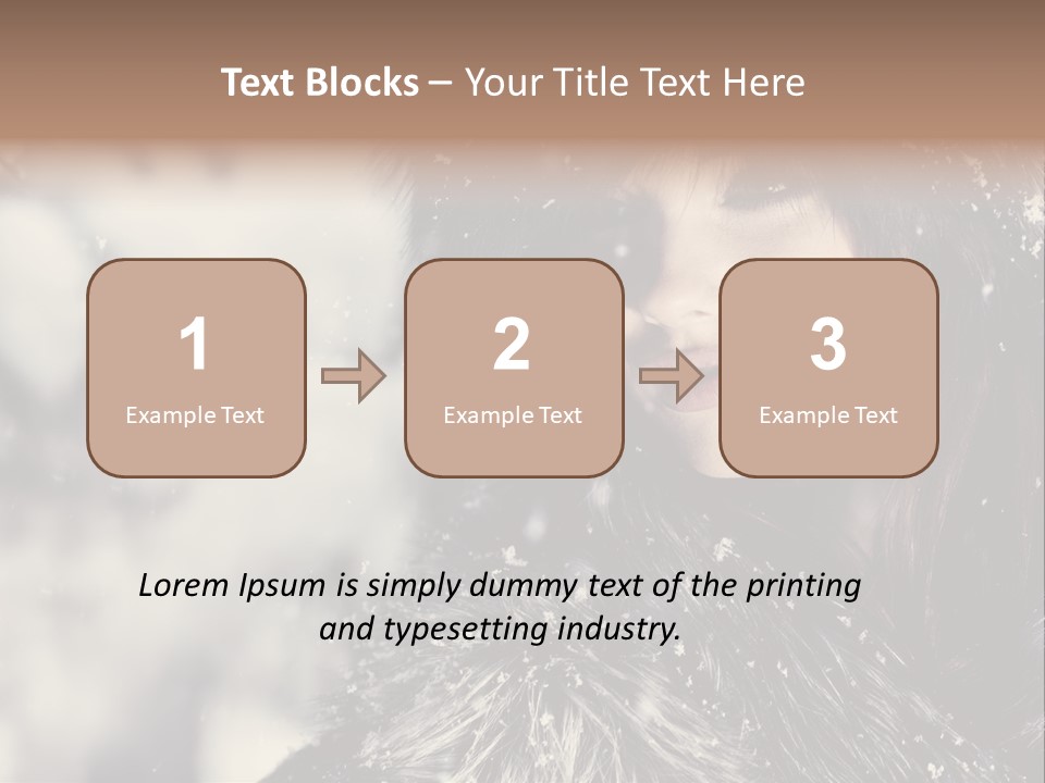 Fresh Seasonal Visage PowerPoint Template