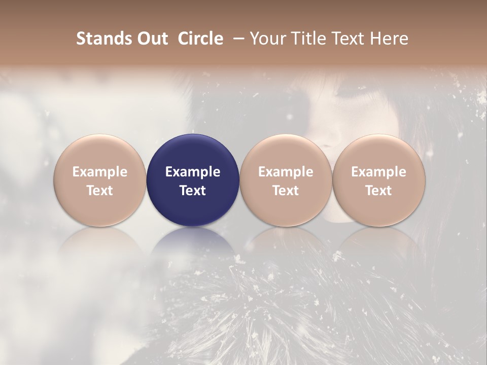 Fresh Seasonal Visage PowerPoint Template