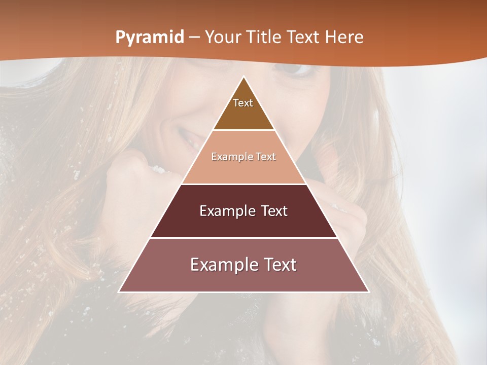 Caucasian Weather Snow PowerPoint Template