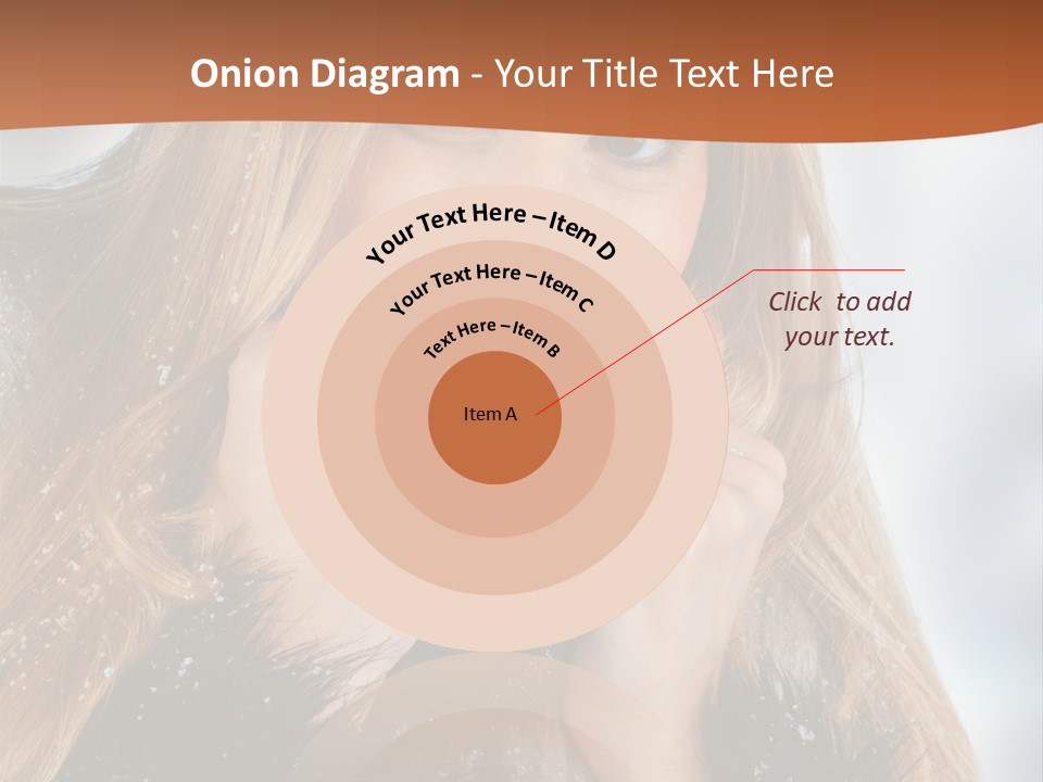 Caucasian Weather Snow PowerPoint Template