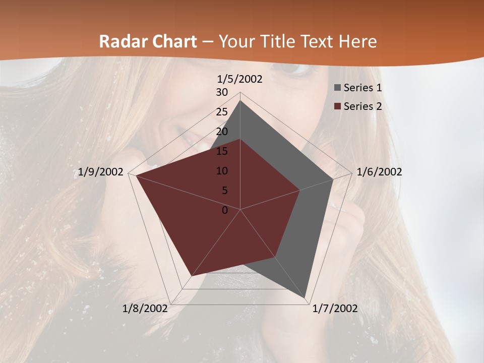 Caucasian Weather Snow PowerPoint Template