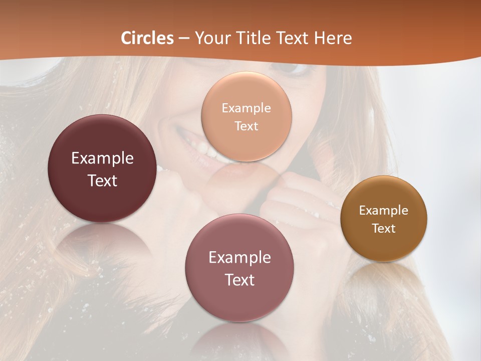 Caucasian Weather Snow PowerPoint Template