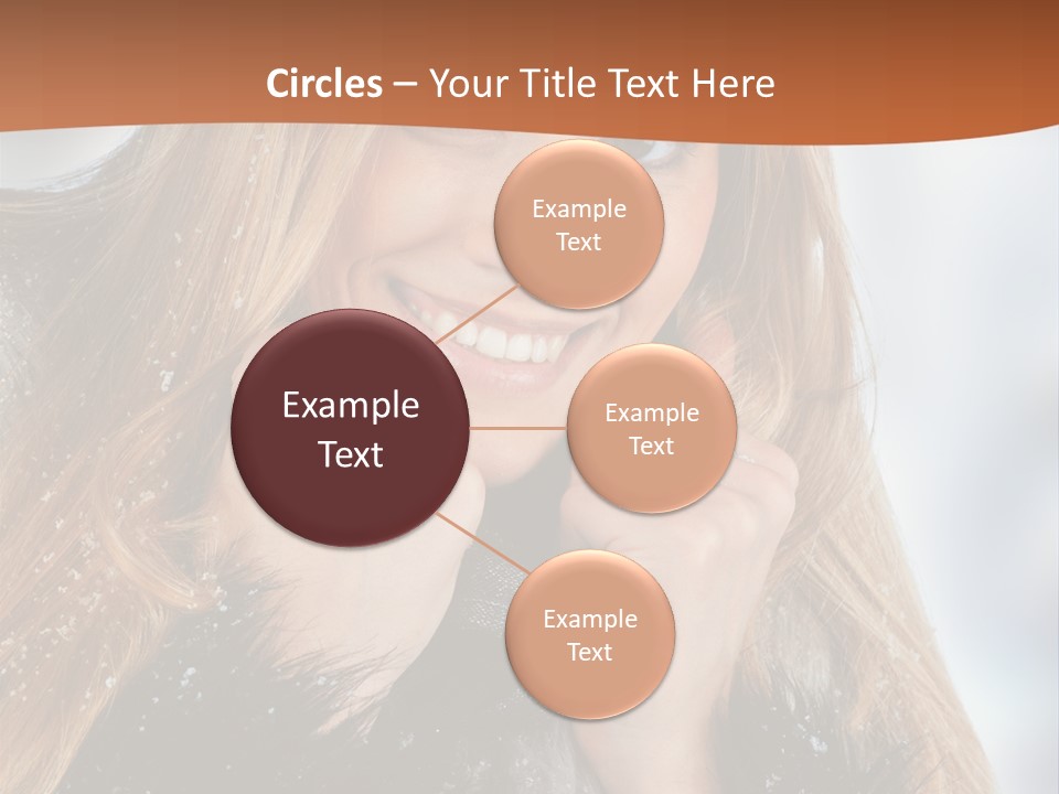 Caucasian Weather Snow PowerPoint Template